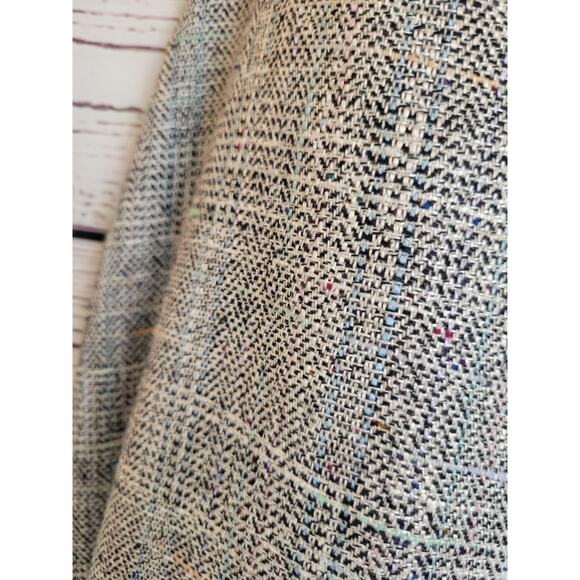 Imperial Haggar Sport Coat Suit Men's Size 42 Gray Blue 2-Button Tweed Formal - Picture 8 of 16